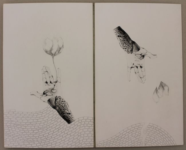 Click the image for a view of: Judith Mason. Resurrection book. Offset lithography, graphite